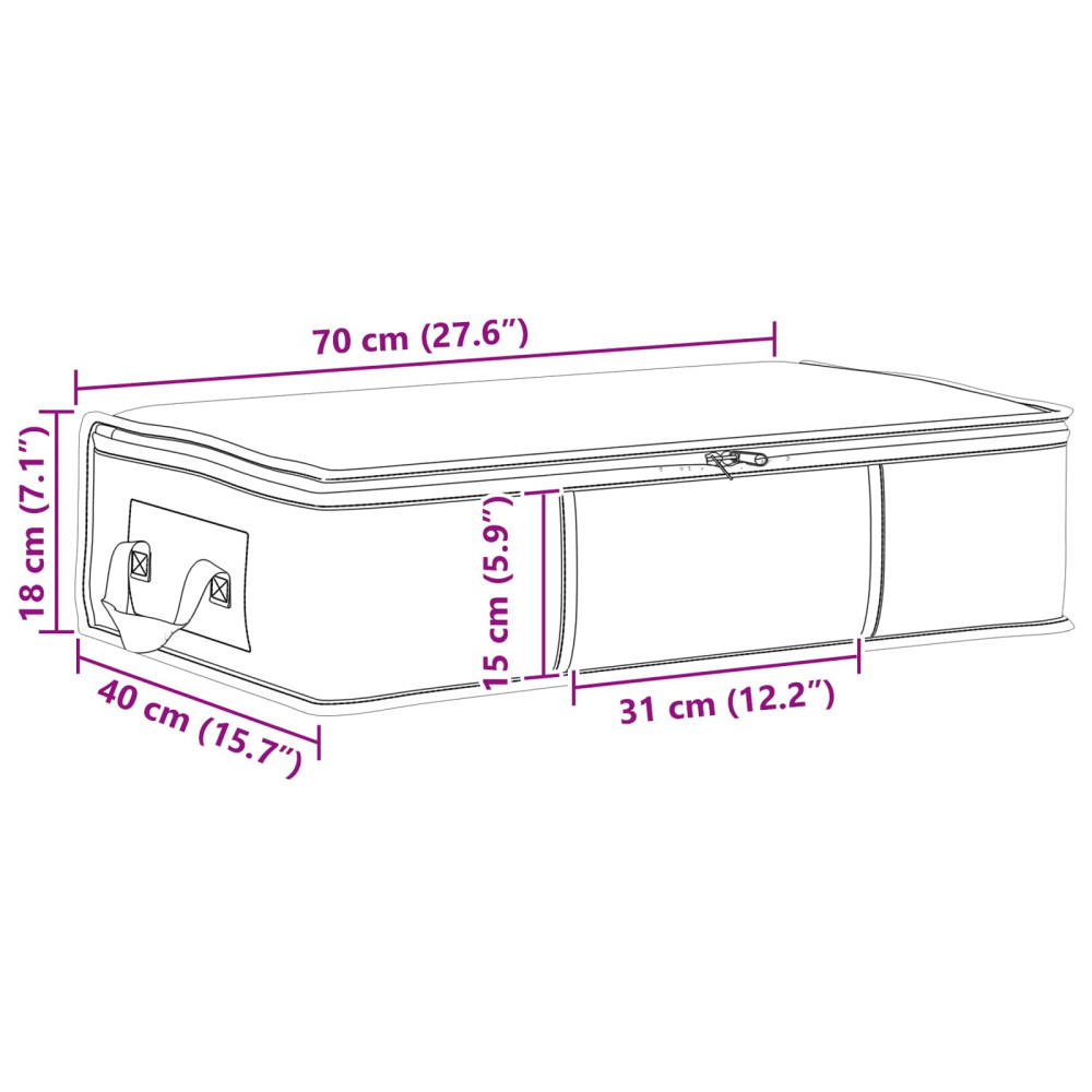 Produktbild för Förvaringslåda med transparent sidofönster 6 pcs Grå