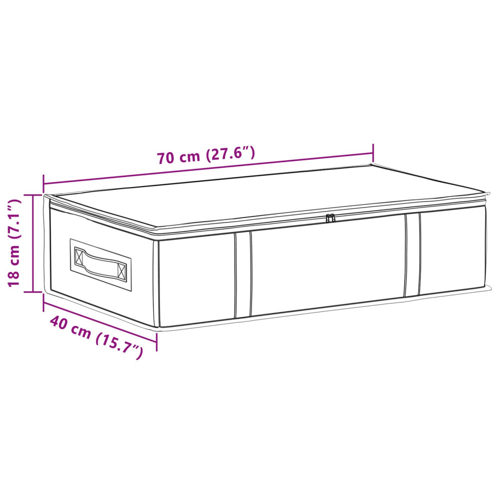 Produktbild för Förvaringslåda med transparent toppfönster 6 pcs Antracit