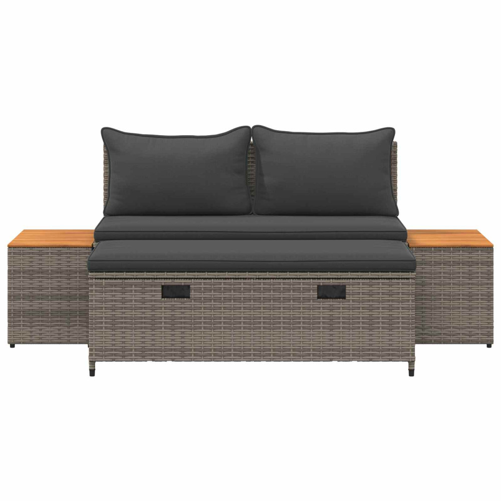 Produktbild för Utomhussoffset 4 -Seater 4 pcs 55 x 30 x 39 cm