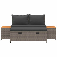 Produktbild för Utomhussoffset 4 -Seater 4 pcs 55 x 30 x 39 cm