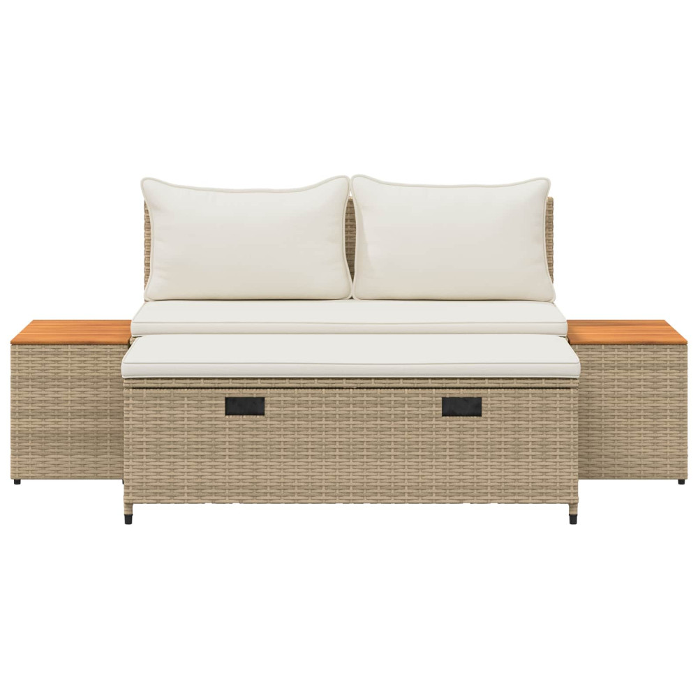 Produktbild för Utomhussoffset 4 -Seater 4 pcs 55 x 30 x 39 cm