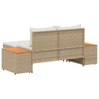 Produktbild för Utomhussoffset 4 -Seater 4 pcs 55 x 30 x 39 cm