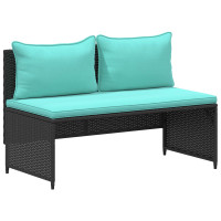 Produktbild för Utomhussoffset 4 -Seater 4 pcs 55 x 30 x 39 cm
