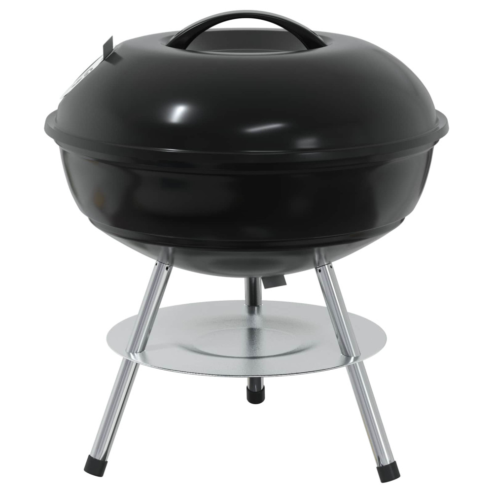 Produktbild för Kolgrill Svart 36,5 x 36,5 x 40 cm