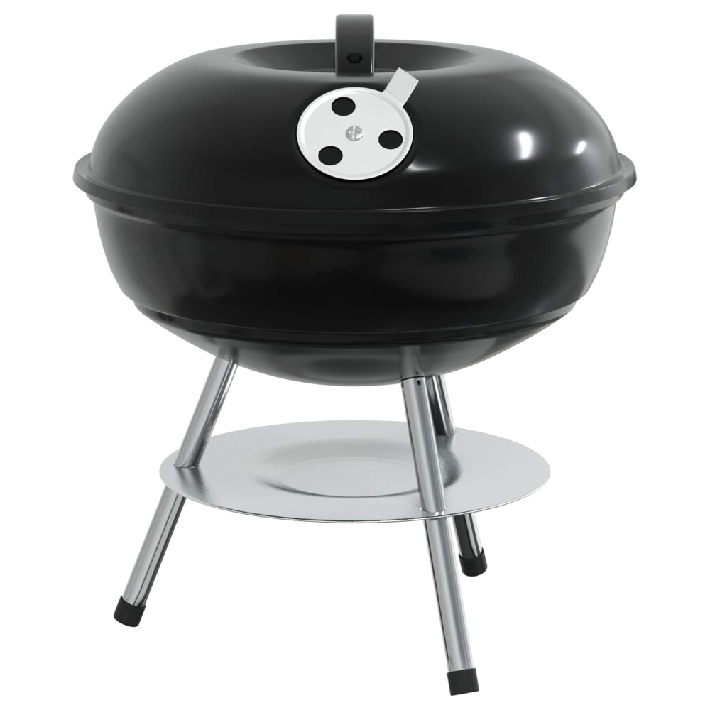 Produktbild för Kolgrill Svart 36,5 x 36,5 x 40 cm
