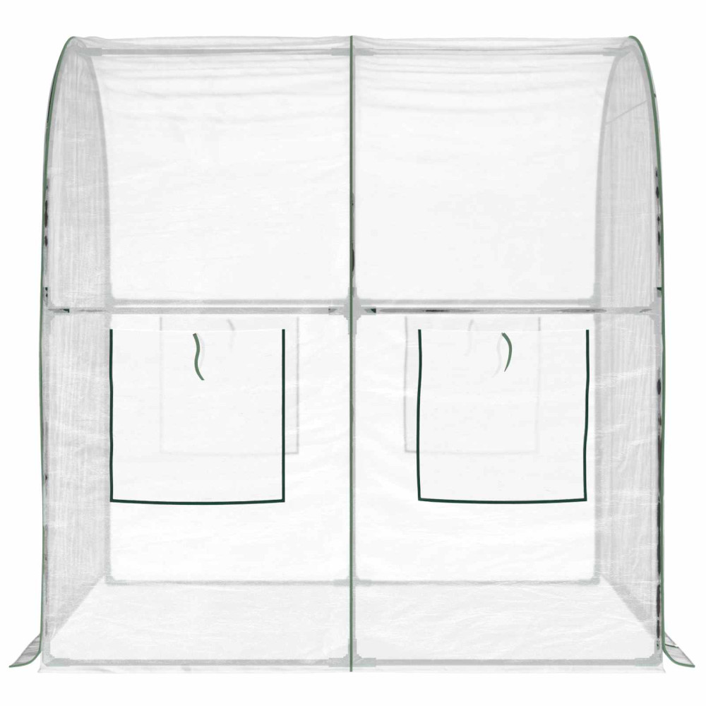 Produktbild för Växthus med ram 160 x 200 x 192,5 cm PVC Transparent