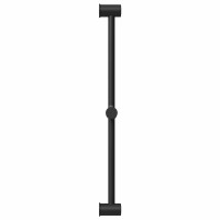 Produktbild för Duschhylla Svart 71 cm Rostfritt stål