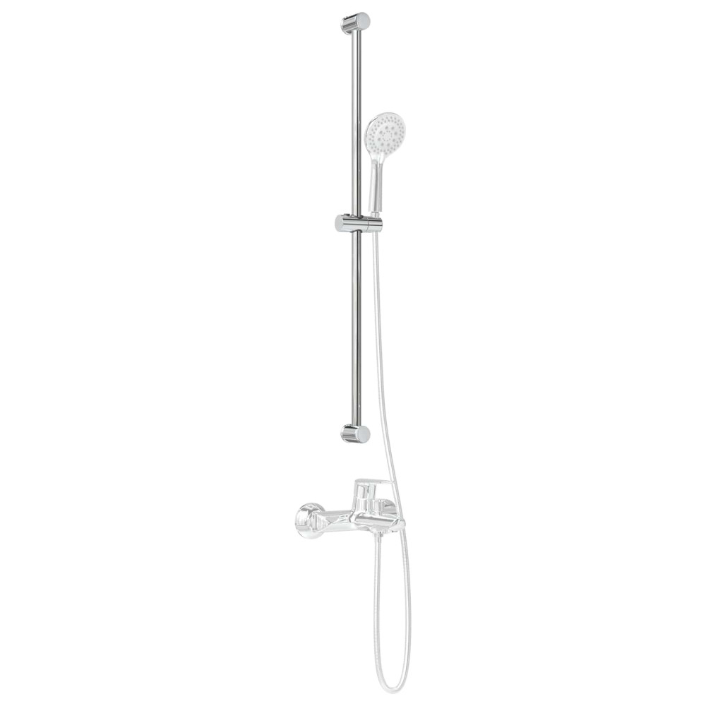 Produktbild för Duschhylla Krom 101 cm Rostfritt stål