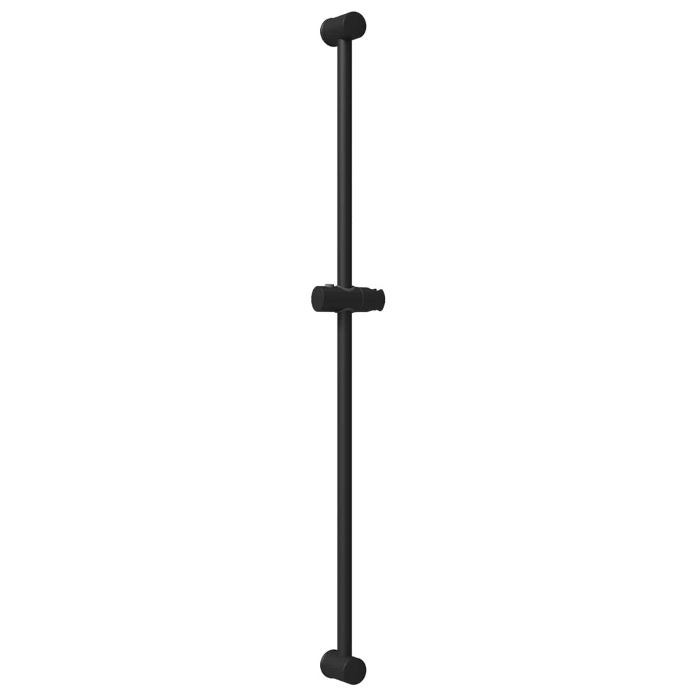 Produktbild för Duschhylla Svart 101 cm Rostfritt stål