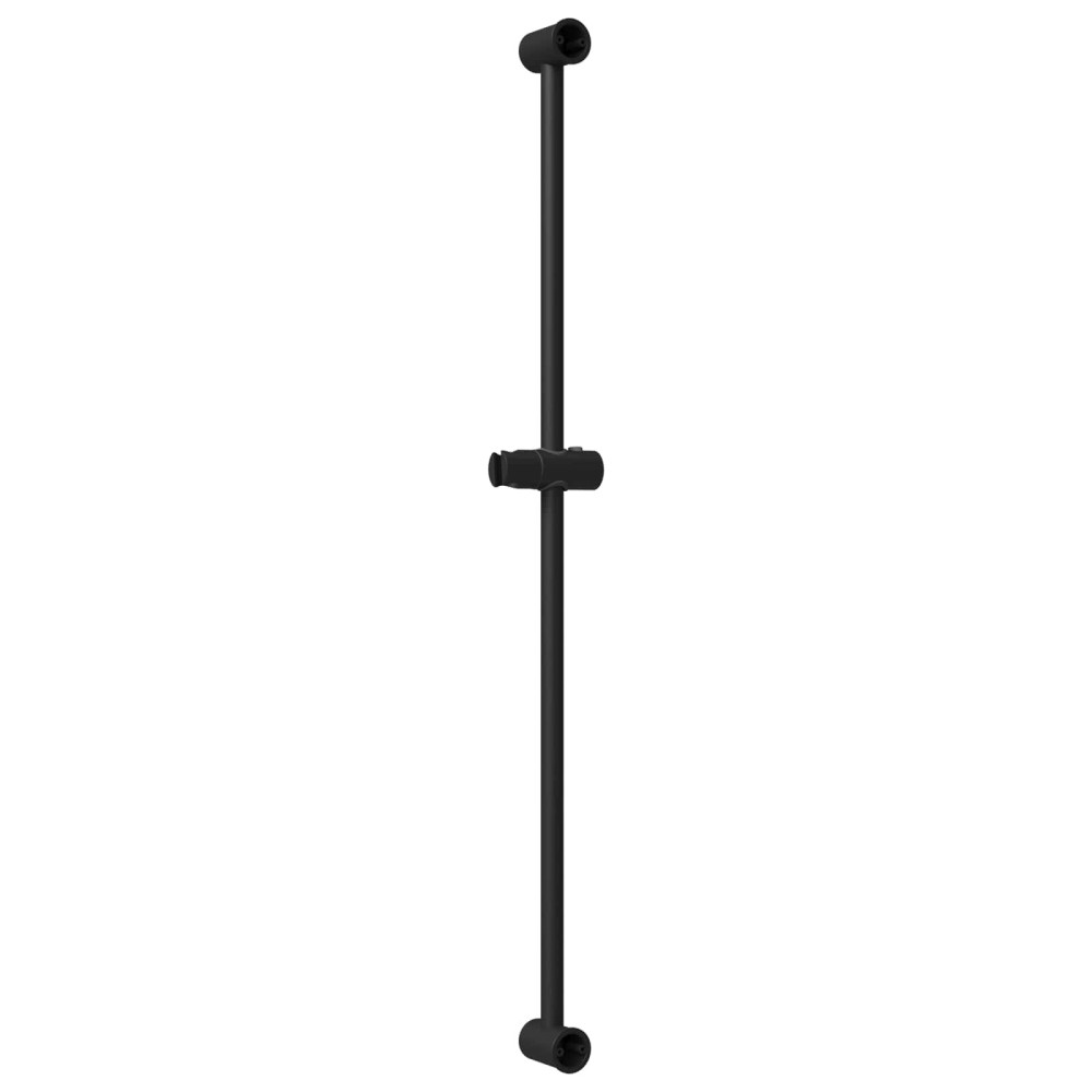 Produktbild för Duschhylla Svart 101 cm Rostfritt stål