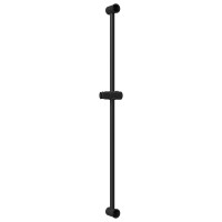 Produktbild för Duschhylla Svart 101 cm Rostfritt stål