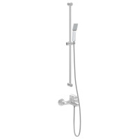 Produktbild för Duschhuvud Set Krom 150 cm Rostfritt stål