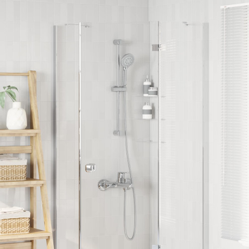 vidaXL Duschsystemset Krom 70 cm Rostfritt stål