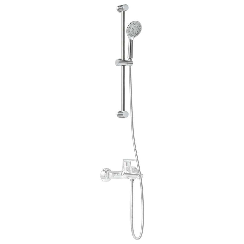 Produktbild för Duschsystemset Krom 70 cm Rostfritt stål