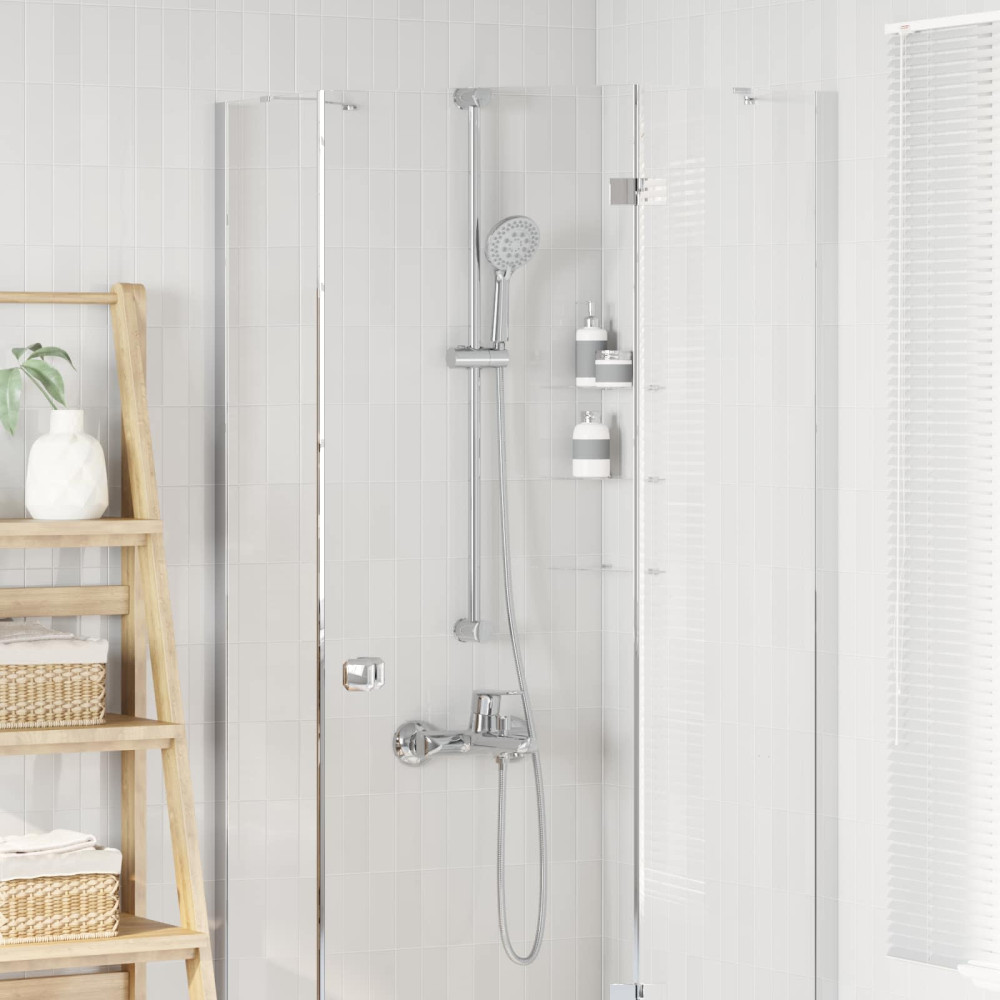 Produktbild för Duschsystemset Krom 100 cm Rostfritt stål