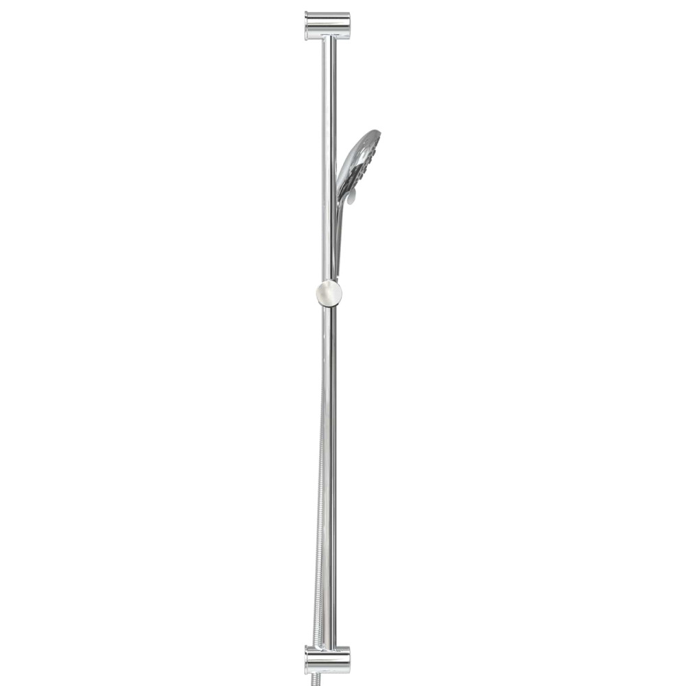 Produktbild för Duschsystemset Krom 100 cm Rostfritt stål