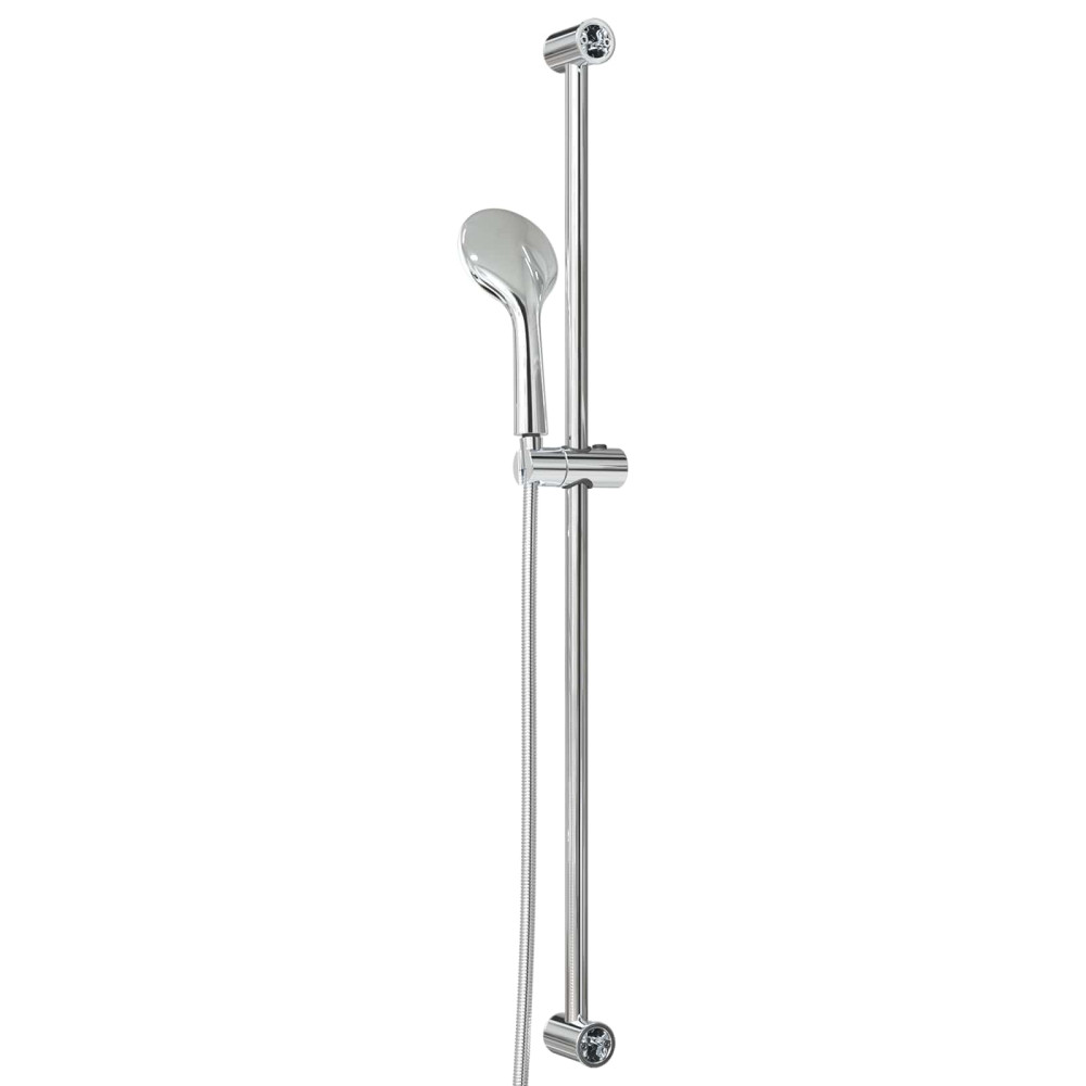 Produktbild för Duschsystemset Krom 100 cm Rostfritt stål