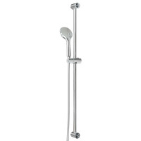 Produktbild för Duschsystemset Krom 100 cm Rostfritt stål