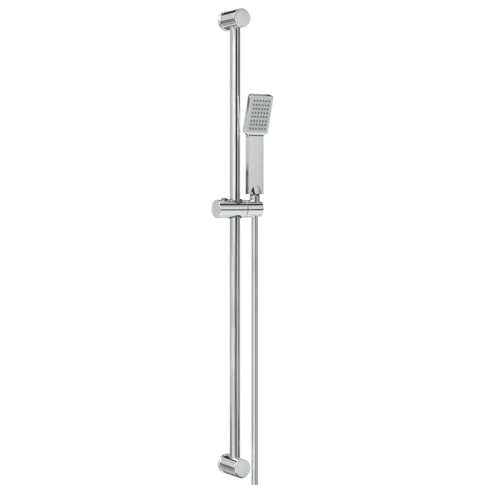 Produktbild för Duschsystemset Krom 100 cm Rostfritt stål