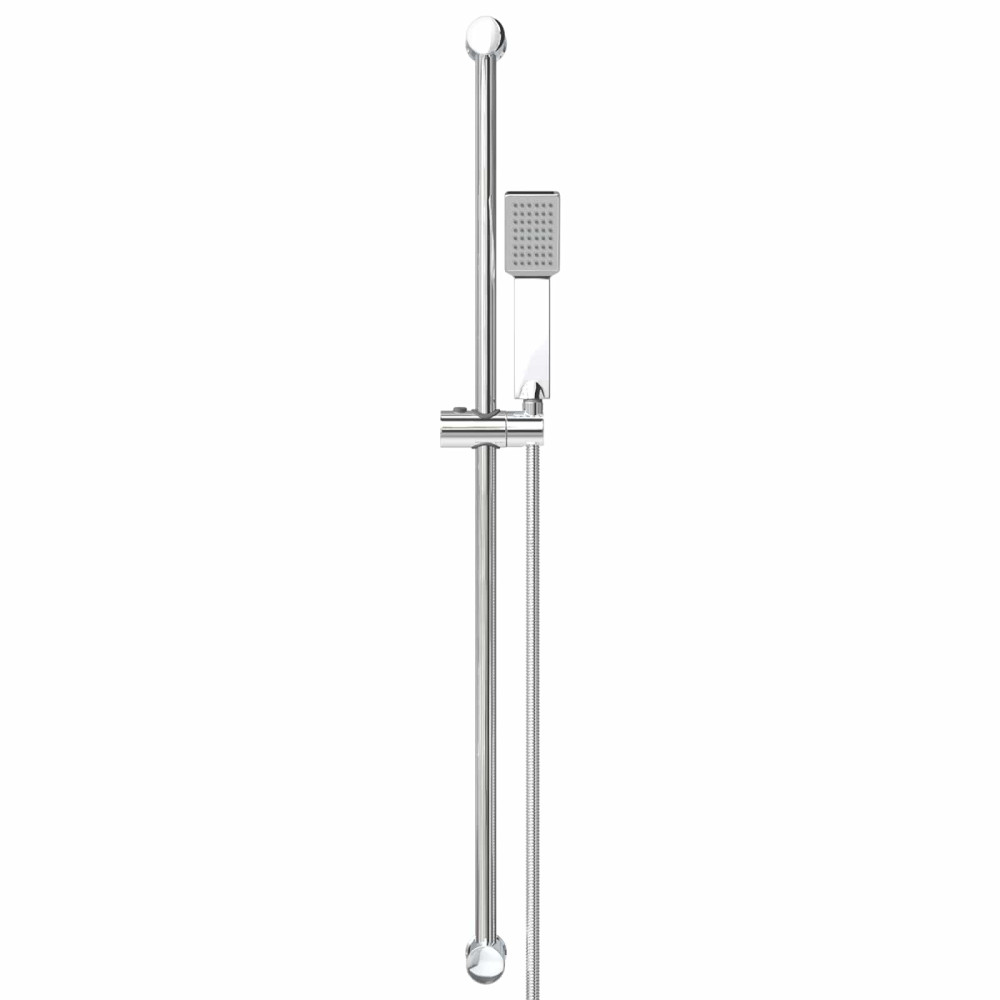 Produktbild för Duschsystemset Krom 100 cm Rostfritt stål