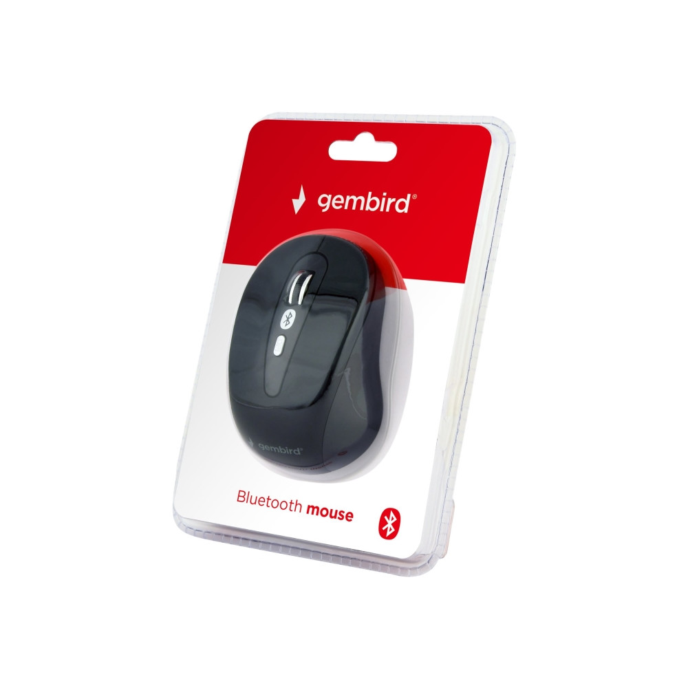Produktbild för Gembird MUSWB-6B-01 - mus - Bluetooth 3.0 - svart