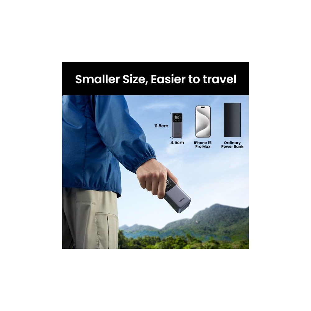 Produktbild för Ugreen Nexode power bank - Li-Ion - USB, USB-C - 100 Watt