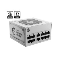 Produktbild för MSI MAG A850GL PCIE5 WHITE - nätaggregat - 850 Watt
