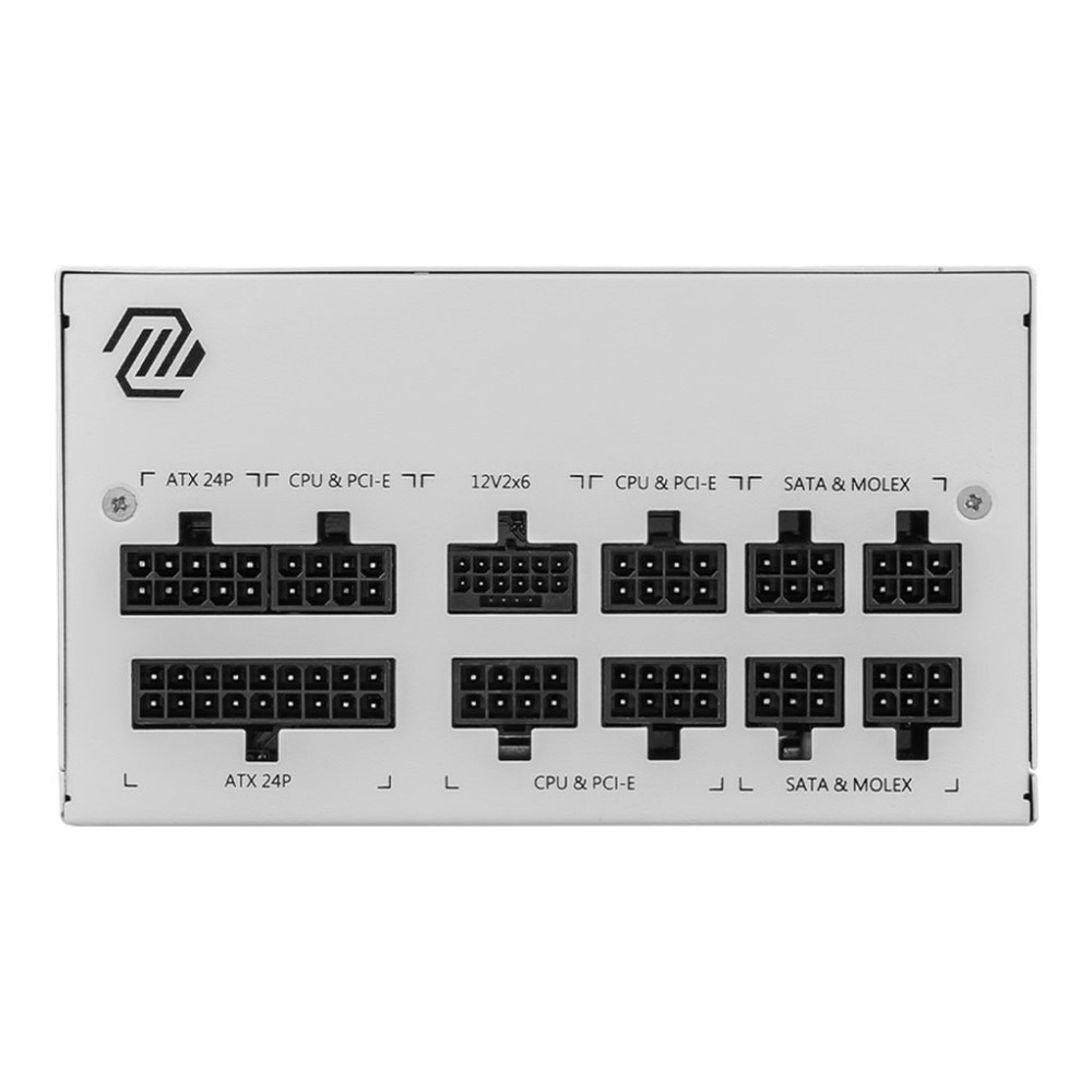 Produktbild för MSI MAG A850GL PCIE5 WHITE - nätaggregat - 850 Watt
