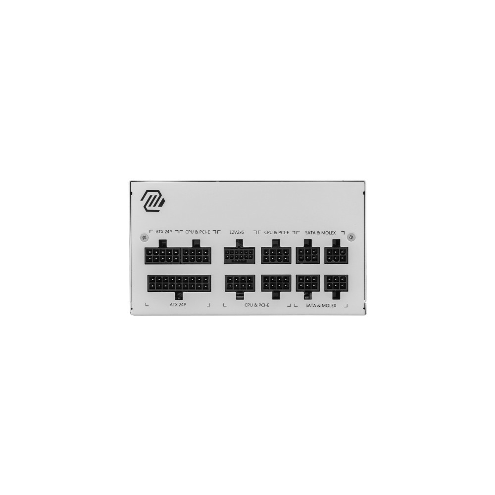 Produktbild för MSI MAG A850GL PCIE5 WHITE - nätaggregat - 850 Watt