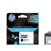 Produktbild för HP 350 - svart - original - bläckpatron