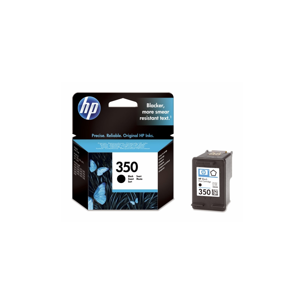 Produktbild för HP 350 - svart - original - bläckpatron