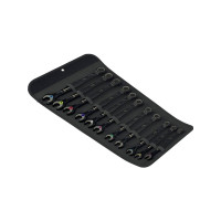 Produktbild för Wera Joker Black Edition 11-delars spärrnyckelsats med öppen...