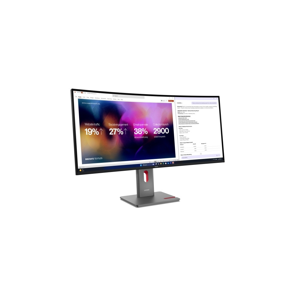 Produktbild för Lenovo ThinkVision P40WD-40 - LED-skärm - böjd - 5K - 40" - HDR