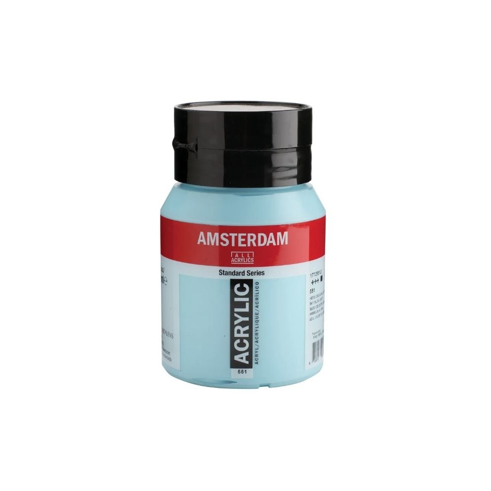 Produktbild för Amsterdam Standard Series akrylfärg i burk Sky Blue Light 55...