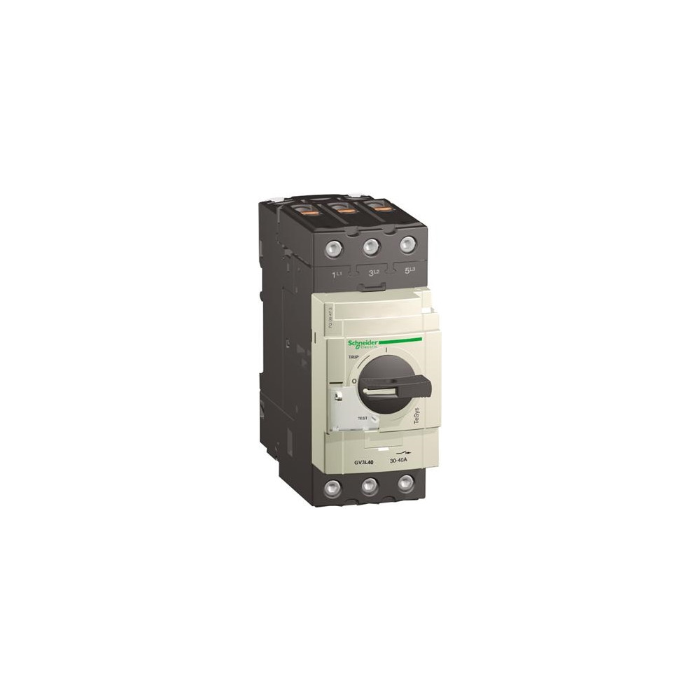 Produktbild för Schneider Electric GV3L40, Motorstartare, Svart, 50/60 hz, -...
