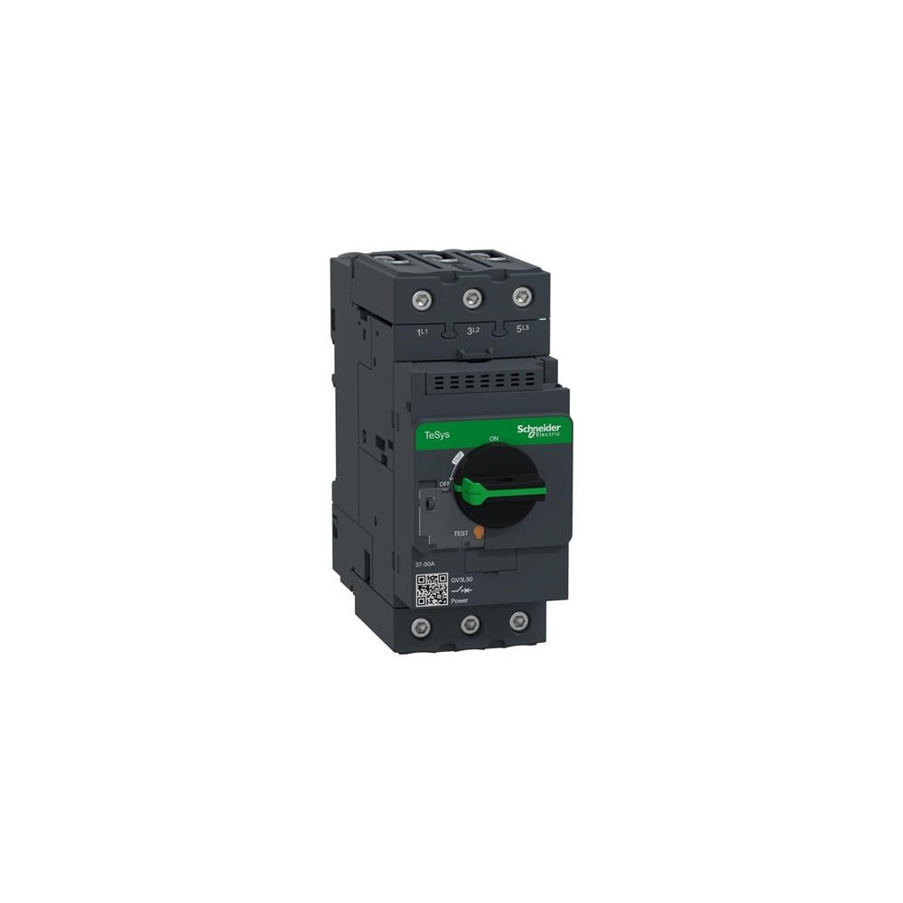 Produktbild för Schneider Electric GV3L50, Motorstartare, Svart, 50/60 hz, -...