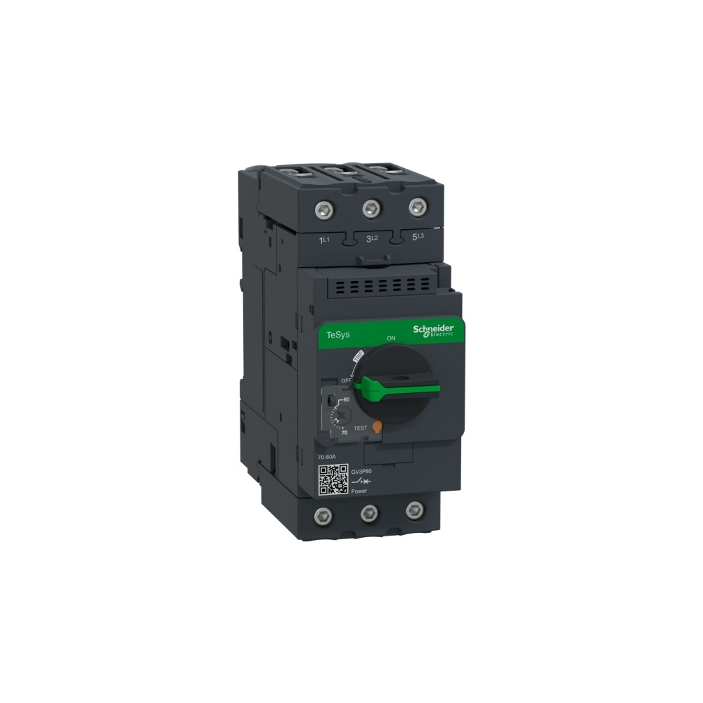 Produktbild för Schneider Electric GV3P80, Motorstartare, Svart, 50/60 hz, -...