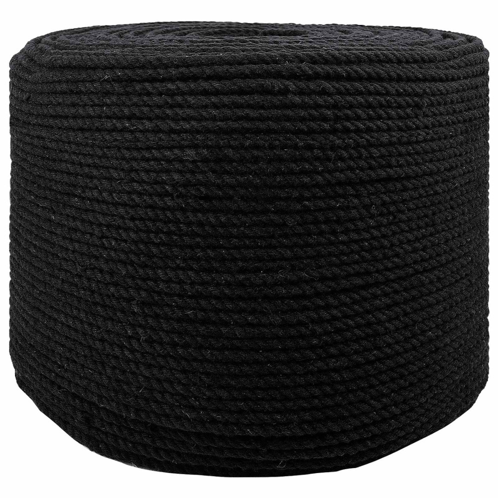 Produktbild för Rep Svart 0,4 x 0,4 x 25000 cm Bomull