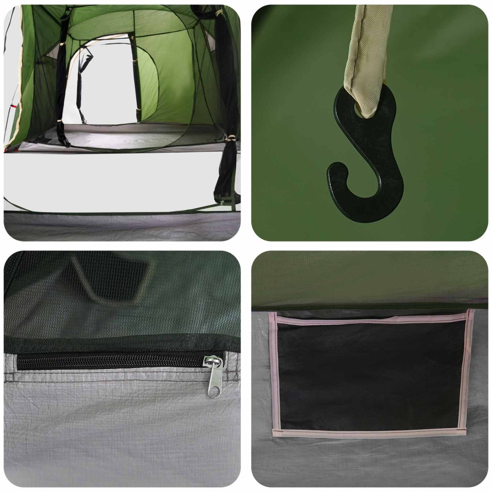 Produktbild för Tunneltält Grön 520 x 260 x 175 cm