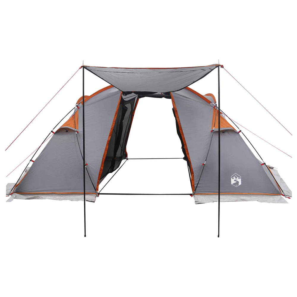Produktbild för Tunneltält Grå och orange 520 x 260 x 175 cm