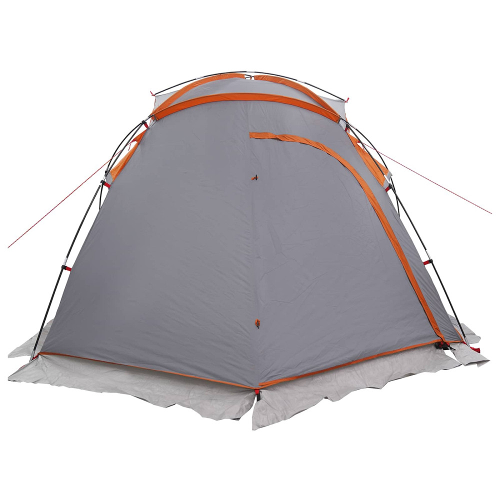 Produktbild för Tunneltält Grå och orange 520 x 260 x 175 cm