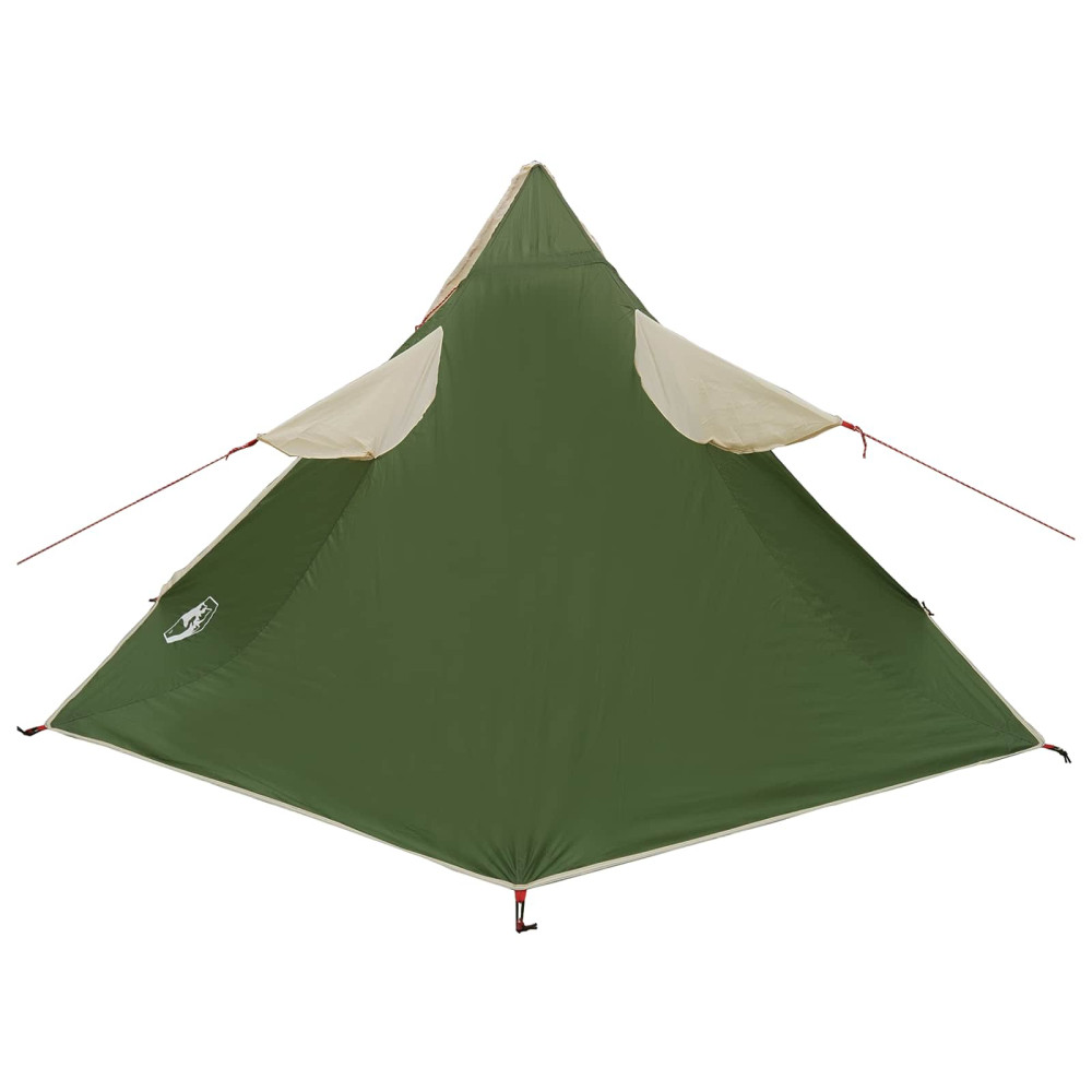 Produktbild för 2-i-1 Regnponcho med huva Grön 262 x 126 x 130 cm