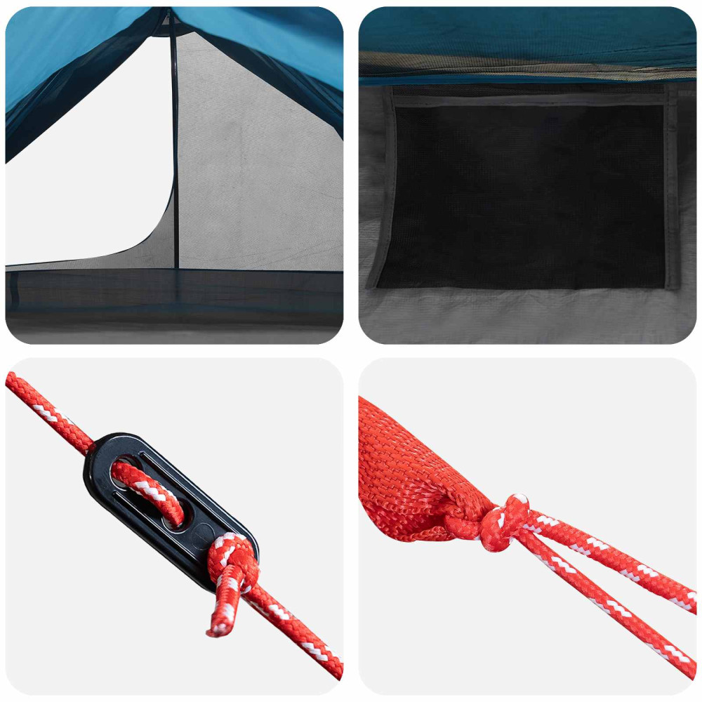 Produktbild för Ryggsäcks Tält Blå 222 x 85 x 125 cm