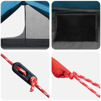 Produktbild för Ryggsäcks Tält Blå 222 x 85 x 125 cm