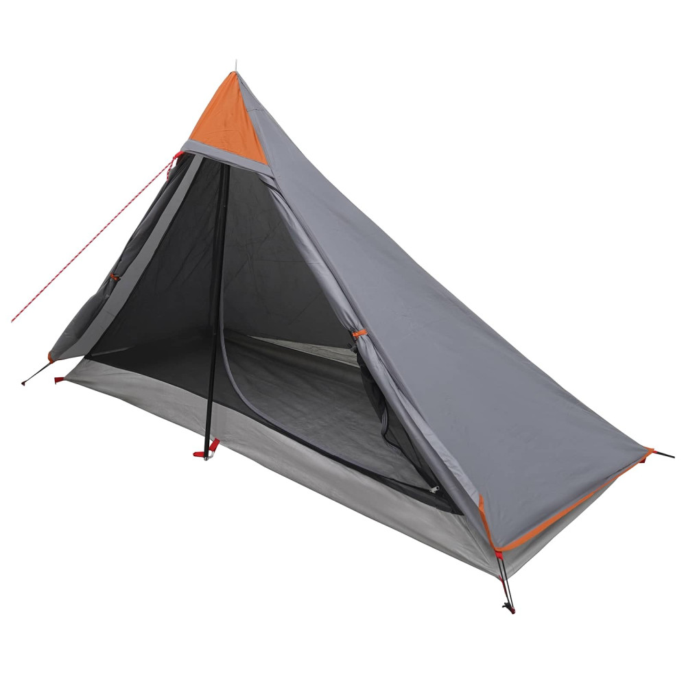 Produktbild för Ryggsäcks Tält Grå och orange 222 x 85 x 125 cm