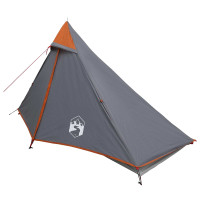 Produktbild för Ryggsäcks Tält Grå och orange 222 x 85 x 125 cm