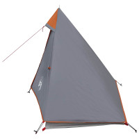 Produktbild för Ryggsäcks Tält Grå och orange 222 x 85 x 125 cm