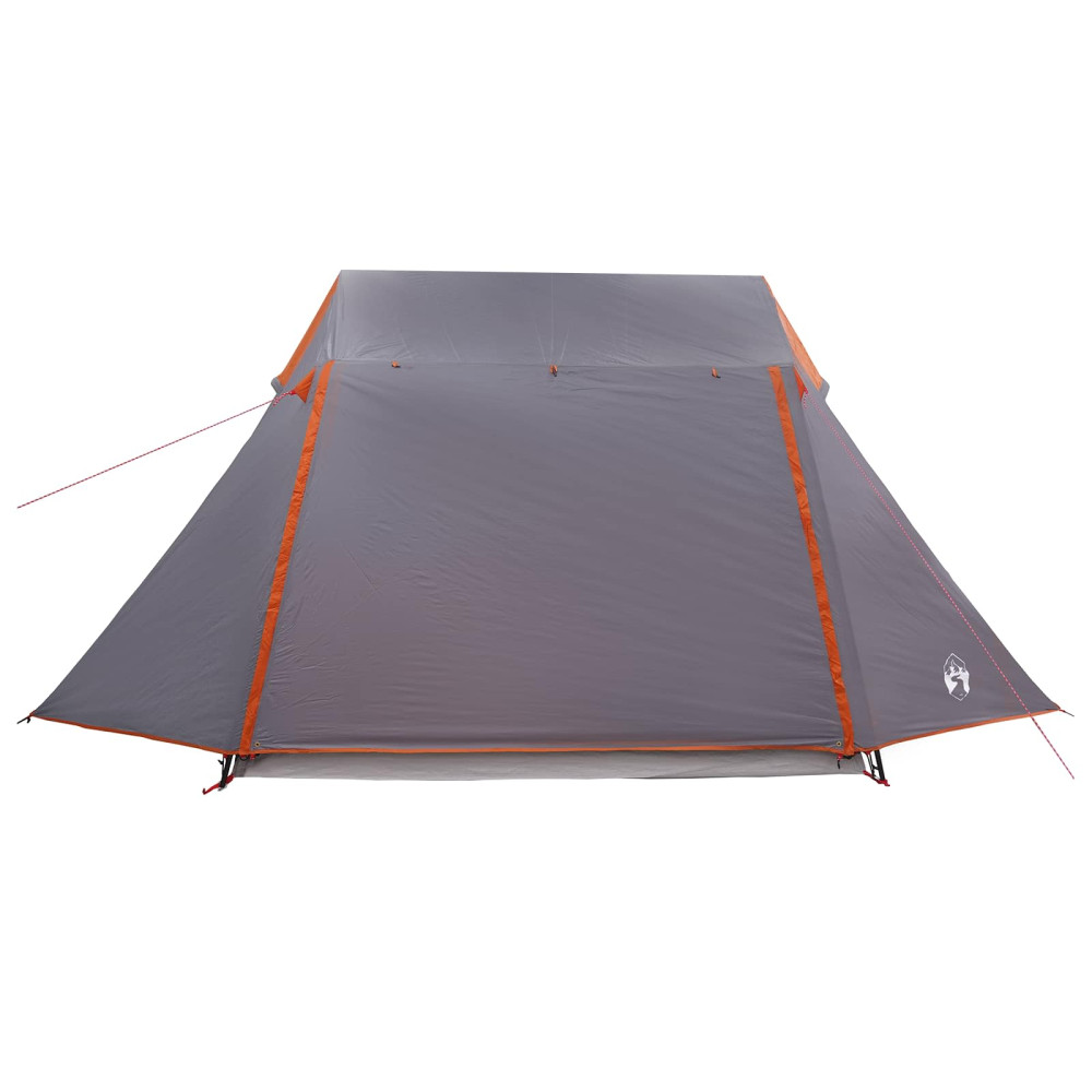 Produktbild för Tunneltält Grå och orange 475 x 220 x 192 cm