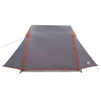 Produktbild för Tunneltält Grå och orange 475 x 220 x 192 cm