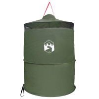 Produktbild för Pop-up toalettält med hängande rep Grön 97 x 126 cm